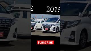 🔥Evolution of Toyota Alphard  😈 #trending #youtube #best #shots #oddi #offroad