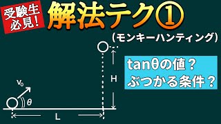 モンキーハンティング問題の裏技：物理の問題を瞬時に解く方法【高校物理/物理基礎】