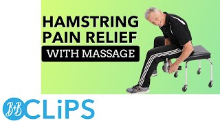 How to Massage Your Hamstrings With a Massage Gun (B&B Clips)