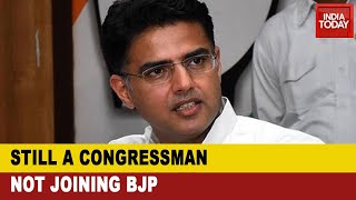 Sachin Pilot Exclusive Interview: Still A Congressman, Not Joining BJP