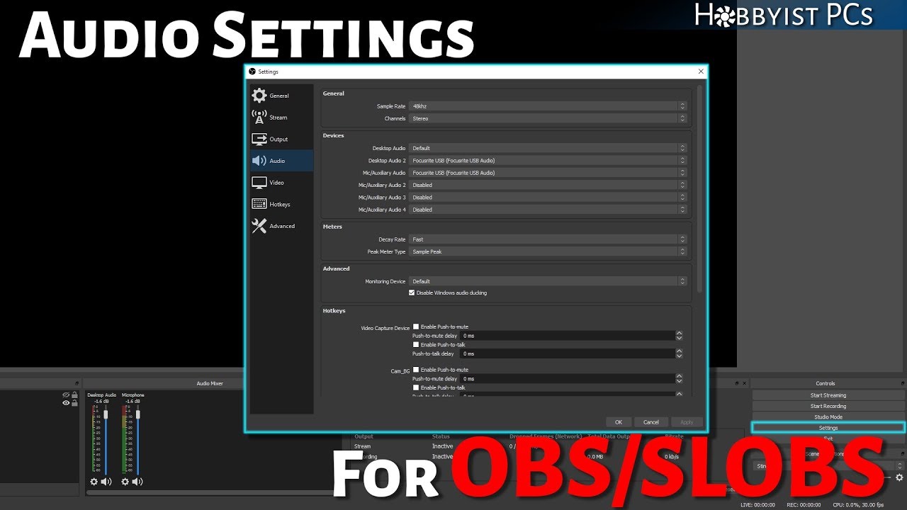 Obs Studio Tutorial Best Recording Settings Obs Mult Obs Studio Tutorial Best Recording Settings Obs Mult