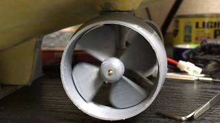 【3D Printer】Azimuth thruster for toy　船舶模型用アジマススラスターの動作テスト【3D プリンタ】