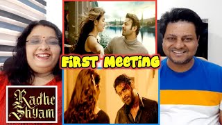 Radhe Shyam First Meet up Scene | Prabhas, Pooja | #radheshyam | Radheshyam train scene | Reaction