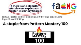 [Python] Binary Search - Leetcode 704 -- Illustrated! | Pattern Mastery