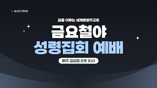 세계로방주교회 2024 11 22 금요철야 성령집회