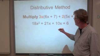 Multiplying Polynomials - Distributive Method