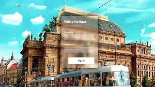 Transparent Form With HTML & CSS