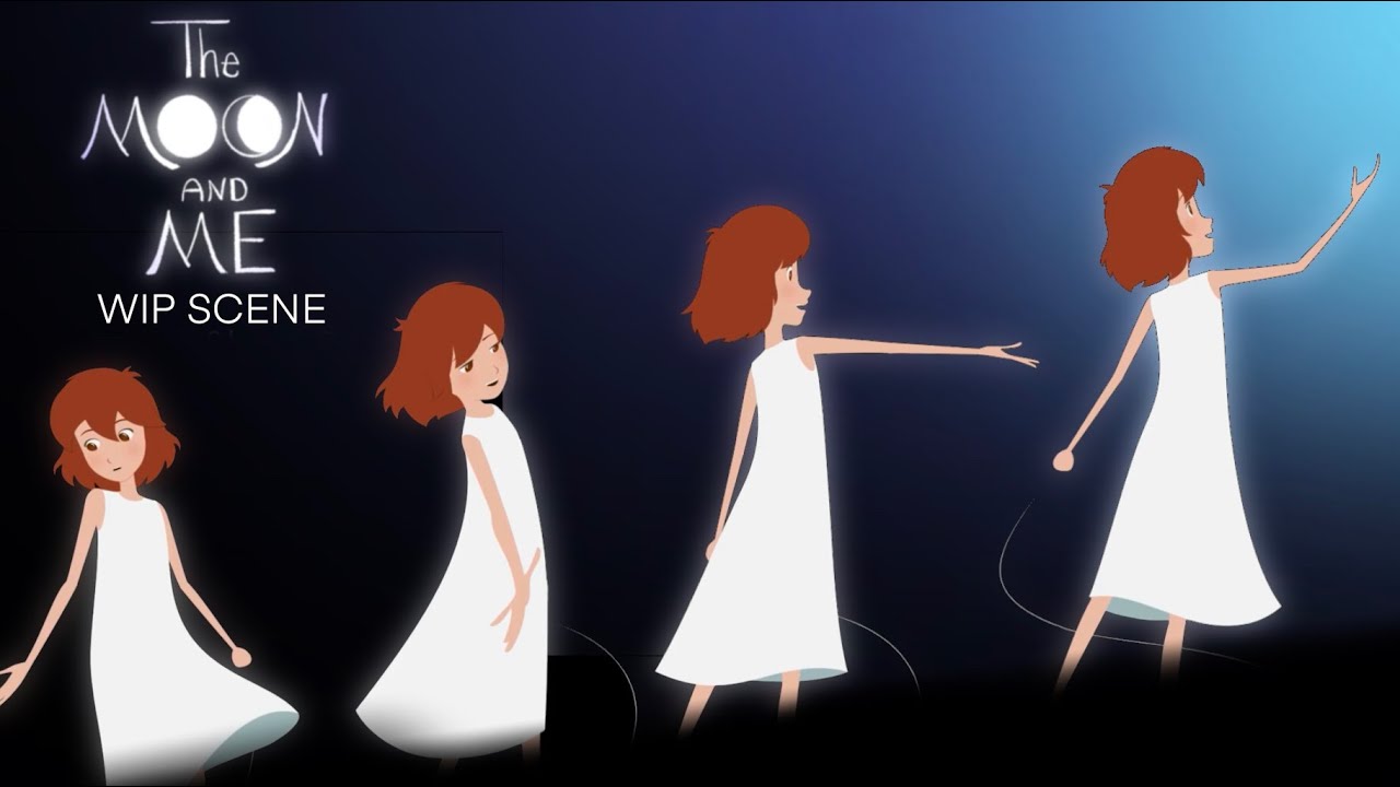 The Moon And Me Animated Short Film Wip Scene Youtube