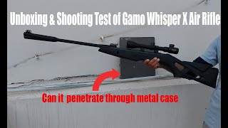 Unboxing \u0026 Testing Gamo Whisper X Air Rifle