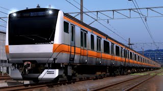 【RailSim】車内でかけっこ　E233 0番台 #Shorts