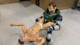 【コマ撮り】ウッディVSバズ・ライトイヤー【stop motion】Woody vs Buzz Lightyear