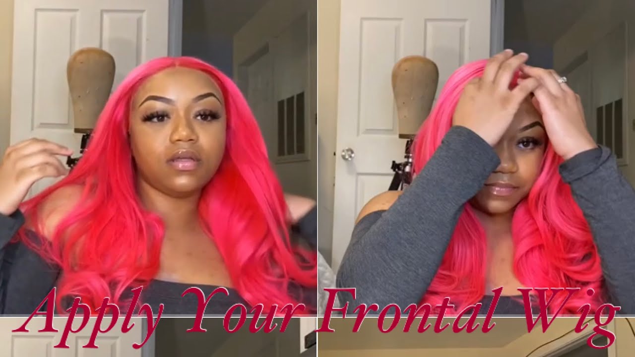 How To Apply Your Lace Front Wig Youtube Music