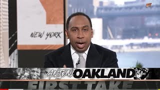 Stephen A Smith Reacts to Antonio Brown traded to the Oakland Raiders