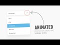 Custom Dropdown Menu using Html CSS & Vanilla Javascript | Animated Dropdown Menu @OnlineTutorialsYT
