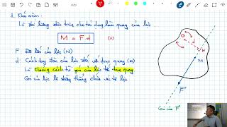 Dạng 1  Lí thuyết momen lực