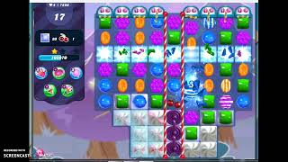 Candy Crush Saga Level 7286 4 Boosters