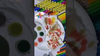 Tissue Painting Art: Transform Simplicity into Stunning Creativity!#craft #coloring #art #diy #asmr