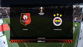 Rennes vs Fenerbahce | Roazhon Park | 2022-23 UEFA Europa League | PES 2021