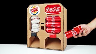 How to Make Burger King and Coca Cola Vending Machine