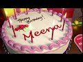 Happy Birthday Meena