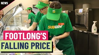 It’s not $5, but Subway footlongs are getting a price cut