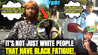 Entitled Ratchet Black Woman Meets Karma After She Hits Asian Woman Car Crying Racism