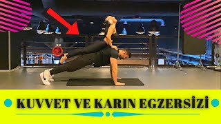 %100 Kuvvet ve Karın Egzersizinden Oluşan Hızlı Yağ Yakımı || Ayağa Kalk ve Ritme Ayak Uydur !!