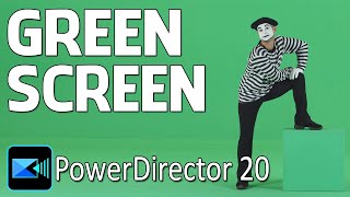 How To Green Screen Video / Chroma Key | PowerDirector