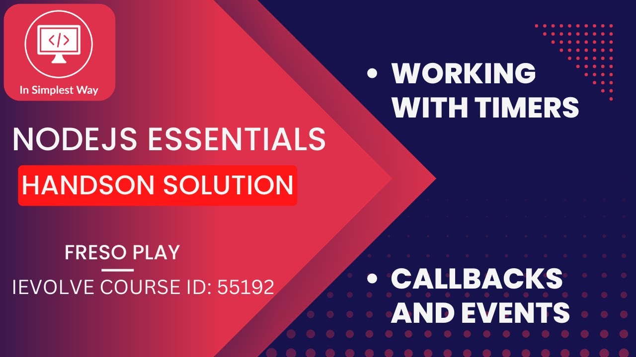 Nodejs Essentials Fp Solution Working With Timers Callbacks And