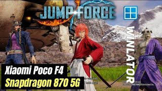 Xiaomi Poco F4 Test JUMP FORCE /Winlator PC Game on Android Mobile