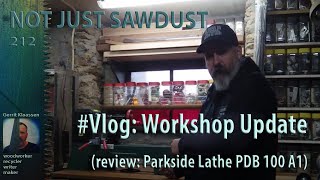 Workshop update - vlog - Parkside Lathe PDB 100