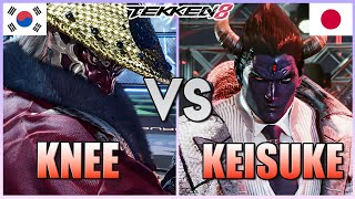 Tekken 8  ▰  KNEE (Heihachi) Vs KEISUKE (#5 Ranked Kazuya) ▰ High Level Matches!