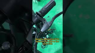 Solve E005 fault---Brake Handle Malfunction