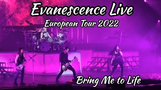 Bring Me to Life -  Evanescence Live. European Tour 2022. Madrid España 14 Dic 22