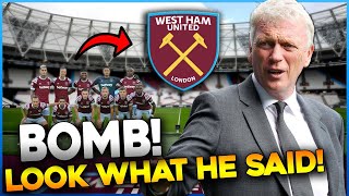 UNBELIEVABLE! DAVID MOYES RIPS INTO WEST HAM PLAYERS AFTER 'POOR' EVERTON LOSS - WEST HAM NEWS TODAY