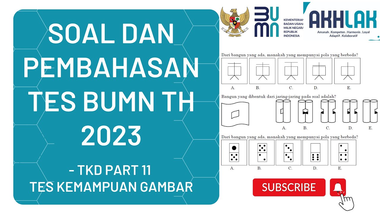 Soal BUMN 2023 Diagram Reasoning | Soal TKD BUMN 2023 Figural | Soal ...