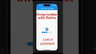 How to Create Custom ProgressBar in your Flutter app | 2023 #flutterwidgets #flutter