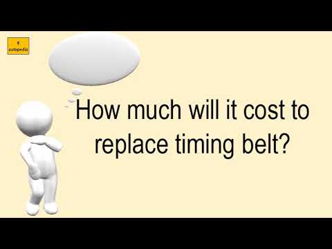 How much does a new timing belt cost?