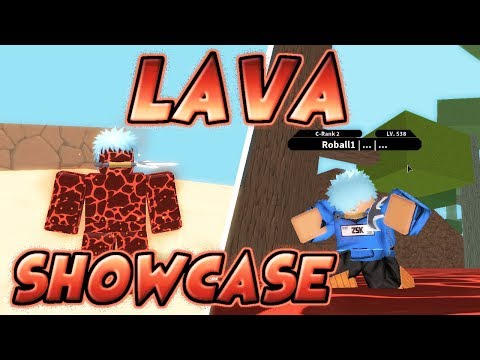 All Lava Kekkei Genkai Moves Showcase In Nindo Rpg Beyond - 