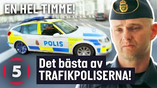 En HEL TIMME av bilkrascher, rattfylleri, och beväpnade rån | Trafikpoliserna | Kanal 5 Sverige