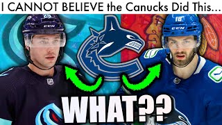 The Canucks Chose WHO Over Vince Dunn?!? (NHL Trade Rumors & Kraken/Vancouver Draft News Today 2023)