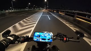 RIDE | 課業壓力好大⋯深夜出門騎車看夜景​⁠ | YAMAHA MT-15 | 4K POV | Dji osmo action 4