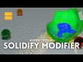 How To Use The Solidify Modifier - Blender Tutorial