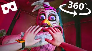 360° What If You Play Chica Cutscenes in VR! FNAF Security Breach Jumpscares Boss Fight