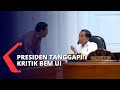 Presiden Joko Widodo Buka Suara Soal Kritikan BEM UI