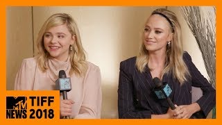 Chloë Grace Moretz & Maika Monroe on 'Greta' | TIFF 2018 | MTV News