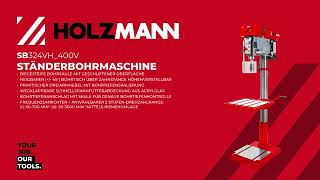 HOLZMANN MASCHINEN SB324VH_400V Κολωνάτο δράπανο με μετατροπέα συχνότητας