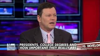 How important is a college degree to running for president?