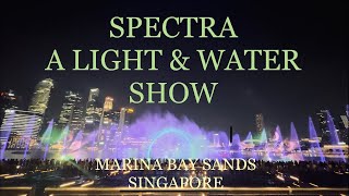 Singapore - SPECTRA Light and Water Show 2024 - Marina Bay Sands Part-1 #singapore #singaporecity