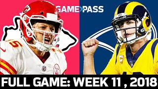 Kansas City Chiefs vs. Los Angeles Rams Week 11, 2018 FULL Game: The Greatest MNF Game Ever?